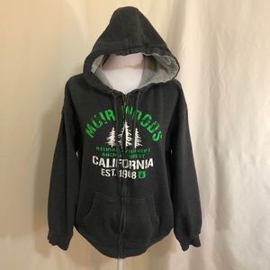 Muir Woods Zip up Hoodie/Lightweight Jacket